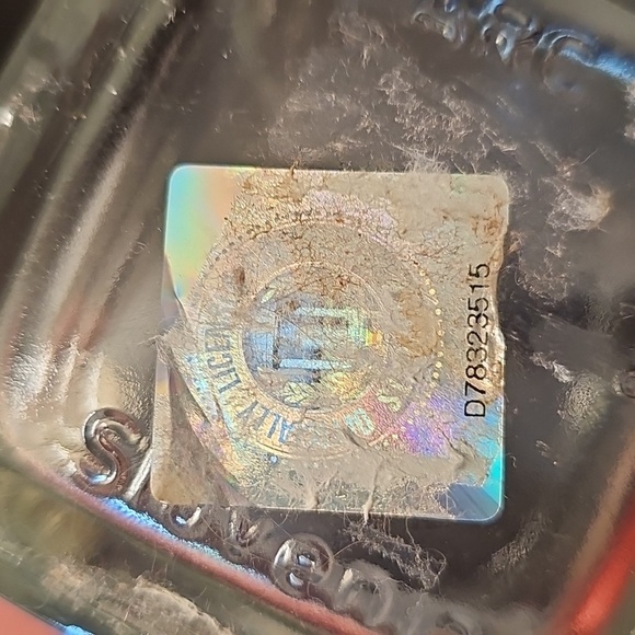 Clear Glass Decanter with Paw Print - Picture 3 of 4